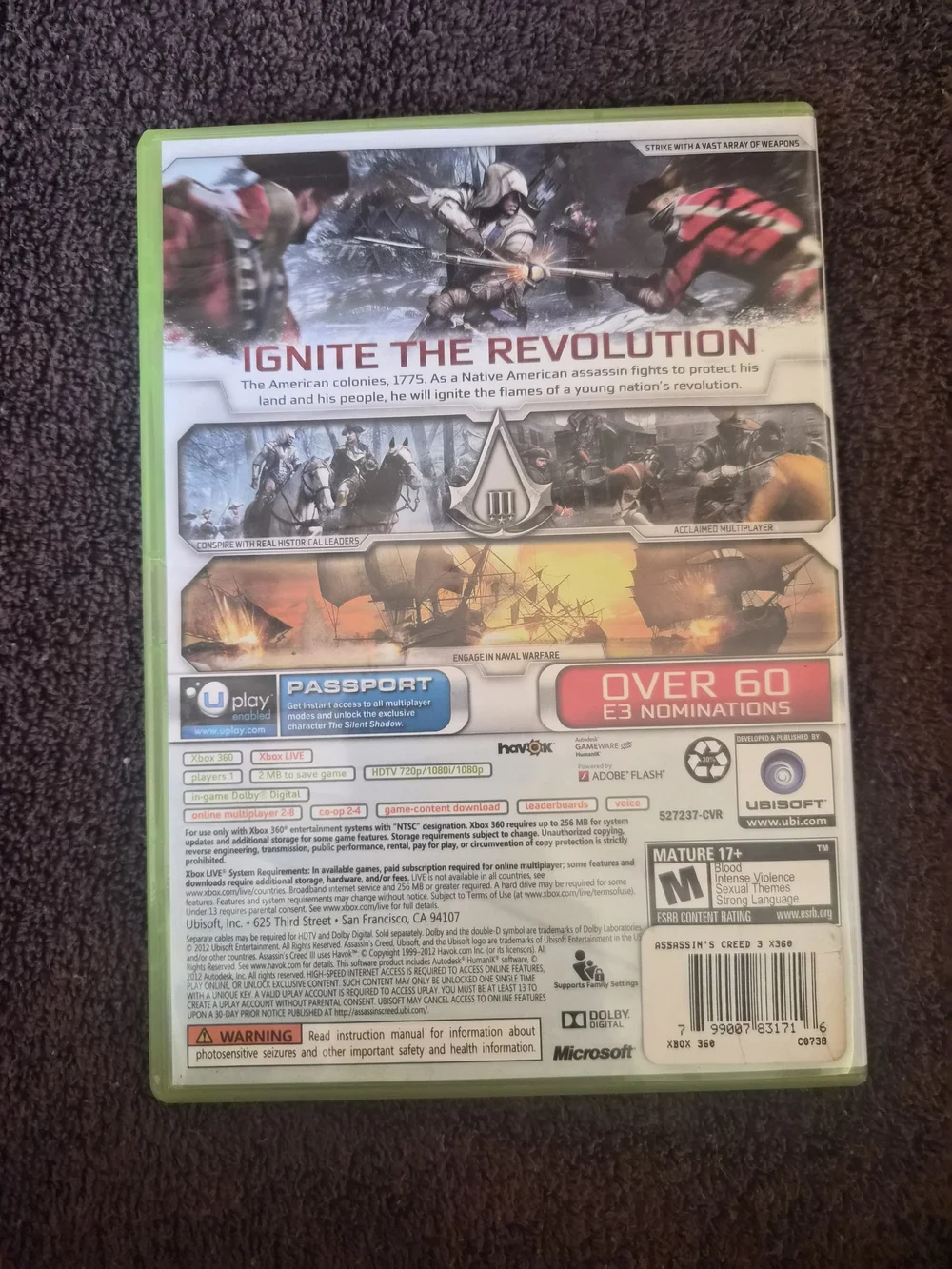 Assassin’s Creed Xbox 360 Lot Black Flag Rogue AC3 Bundle Tested
